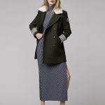 Gigi-wears-classic-wool-trench-over-dress