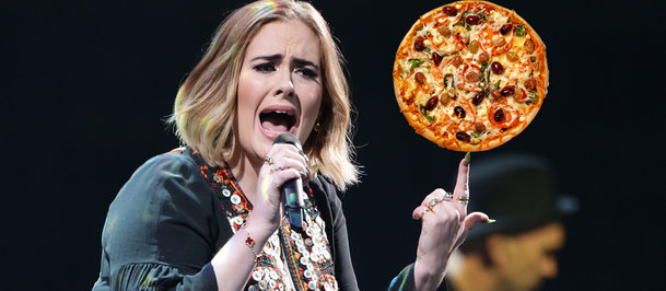 Adele artık pizza yemeyecek!