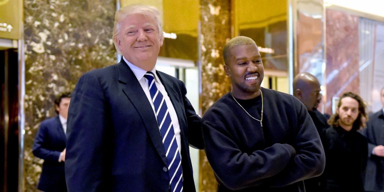 Kanye West, Donald Trump ile buluştu