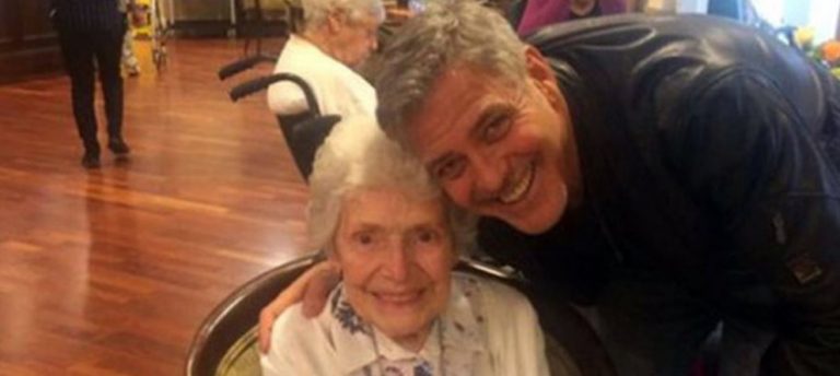 George Clooney’den 87 yaşındaki hayranına sürpriz