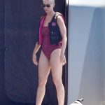 *PREMIUM-EXCLUSIVE* STRICTLY NOT AVAILABLE FOR ONLINE USE UNTIL 17:30PM UK TIME ON 12TH JULY 2017-Singer Katy Perry on holiday in Capri