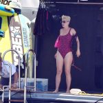 *PREMIUM-EXCLUSIVE* STRICTLY NOT AVAILABLE FOR ONLINE USE UNTIL 17:30PM UK TIME ON 12TH JULY 2017-Singer Katy Perry on holiday in Capri