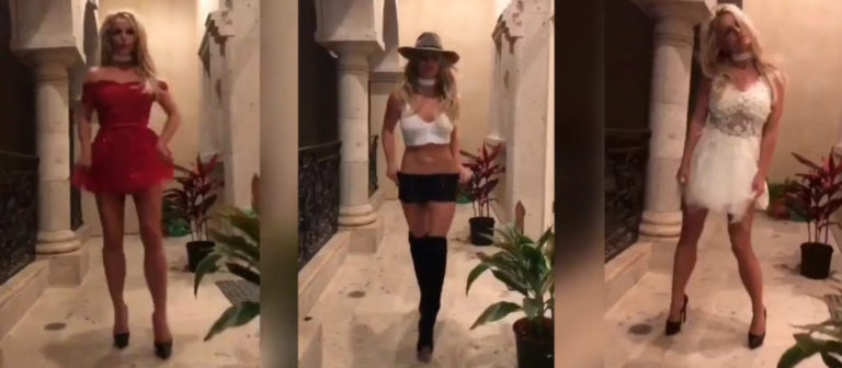 Britney Spears Moda Haftasını Evinde Düzenledi
