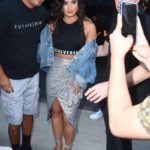 EXCLUSIVE: Demi Lovato seen boarding a helicopter at Blade in Manhattan