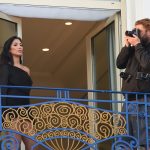 Nicole Scherzinger During a Photo Shoot at the Martinez Hotel