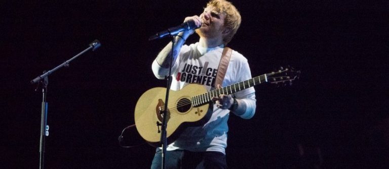 Ed Sheeran’dan sahnede anma