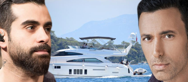 Mustafa Sandal ve Gökhan Türkmen tekne kazası geçirdi