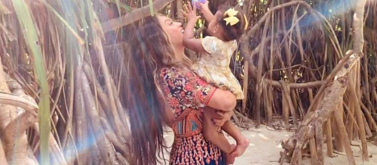 Beyonce ikizleriyle Hindistan’da