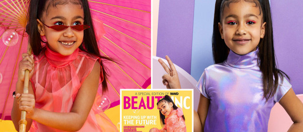 Kim Kardashian’ın 5 yaşındaki kızı kapak oldu