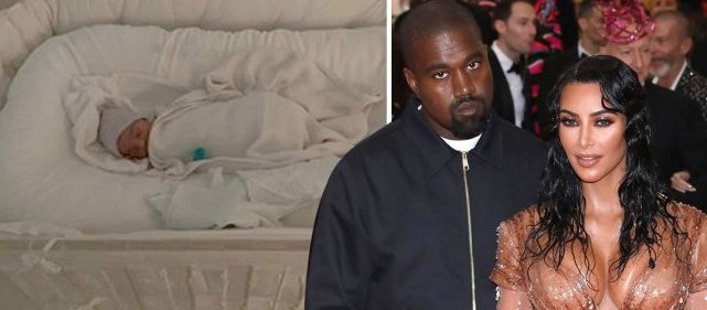 Kim Kardashian 4. çocuğun yüzünü ilk kez gösterdi