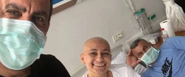 Haluk Levent’ten lösemi hastası baba kıza ziyaret
