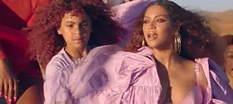 Beyonce, kızı Blue Ivy ile Kamera Karşısına Geçti!