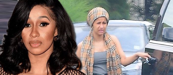 Cardi B tanınmayacak halde