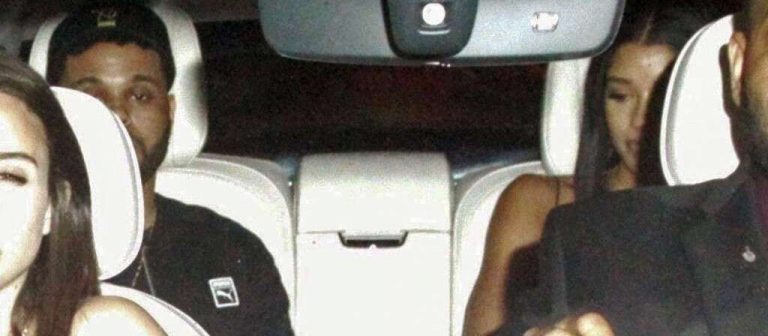 The Weeknd, Emily Ratajkowski  ile birlikte