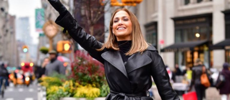 J-Lo, yeni filminin setinde