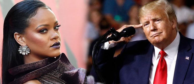 Rihanna: Donald Trump akıl hastası