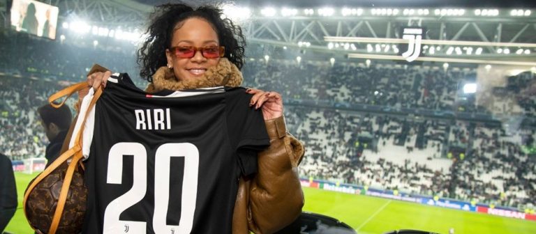 Juventus maçında Rihanna sürprizi