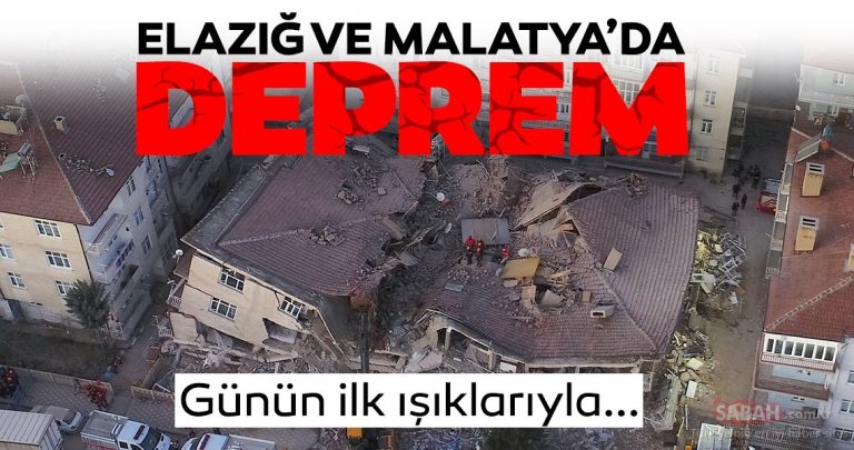 Elazığ’da 6,8 büyüklüğünde deprem: Ölü ve Yaralı sayısı Artıyor