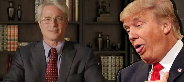 Brad Pitt, Trump’la dalga geçti