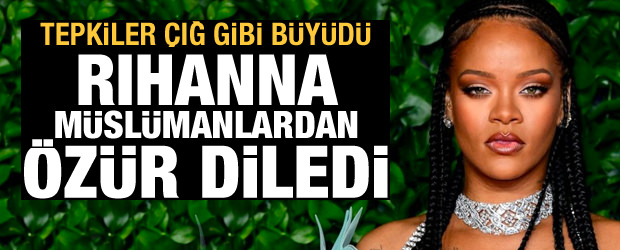 RIHANNA ŞOVUNDA HADİS KULLANIĞI İÇİN TEPKİ ÇEKMİŞTİ