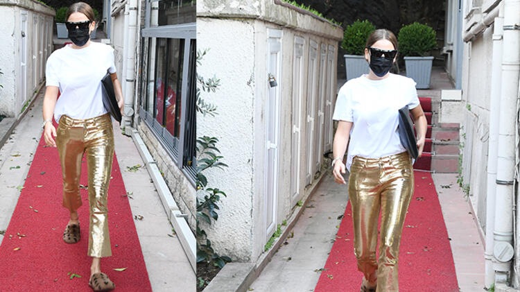 SERENAY SARIKAYA BEBEK’TE GÖRÜNTÜLENDİ