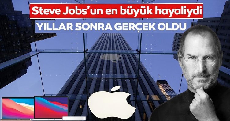 STEVE JOBS’UN EN BÜYÜK HAYALİ GERÇEK OLDU