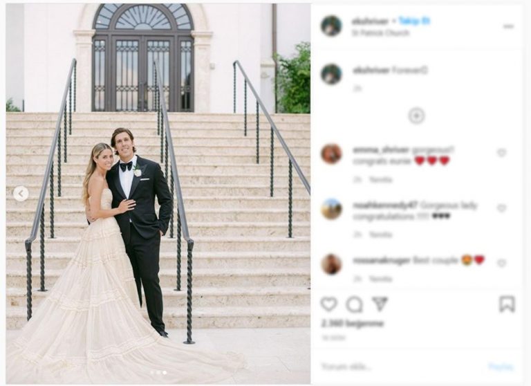 KENNEDY SHRIVER BABAANNESİNİN GELİNLİĞİYLE EVLENDİ