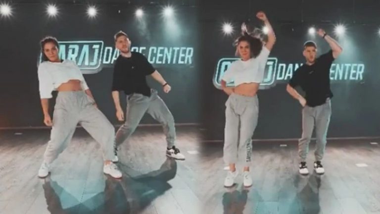 DEMET ÖZDEMİR DANSDAKİ YETENEĞİNİ KONUŞTURDU