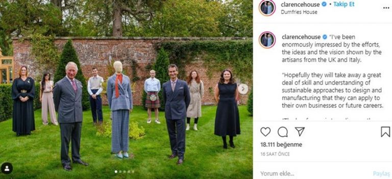 PRENS CHARLES’TAN ÇEVRECİ MODA KOLEKSİYONU