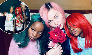 Madonna, ikizleri ile eğlenceli anlarını paylaştı