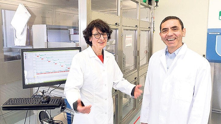 Uğur Şahin ve Özlem Türeci, ödül aldılar