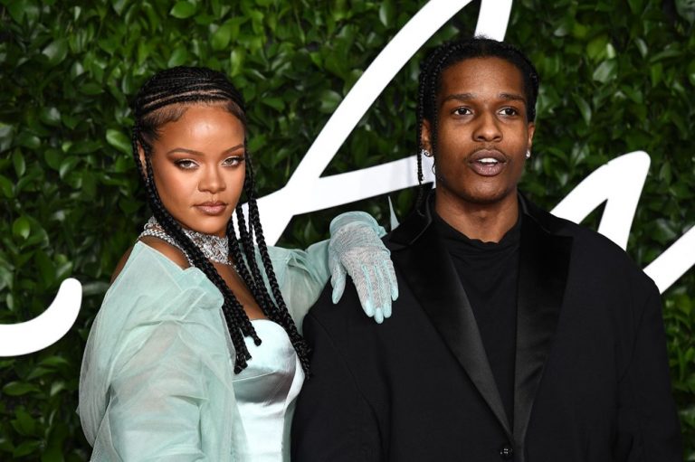 Aşk dedikoduları çıkan Rihanna ile ASAP Rocky’den yan yana ilk fotoğraf