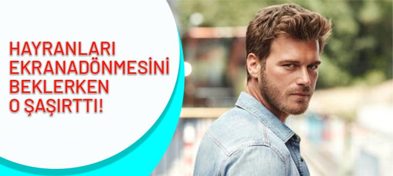 Kıvanç Tatlıtuğ’u moda sektöründe görmeye hazır olun