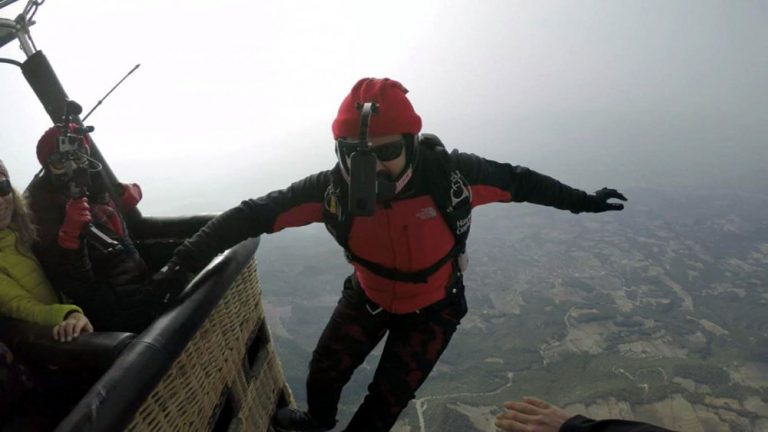 Hayko Cepkin, Pamukkale’de balondan atladı