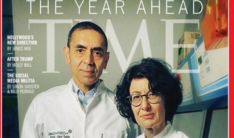 Time Dergisi, Uğur Şahin ve Özlem Türeci’yi kapağına taşıdı