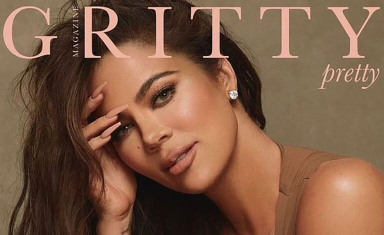 Khloe Kardashian dergiye poz verdi