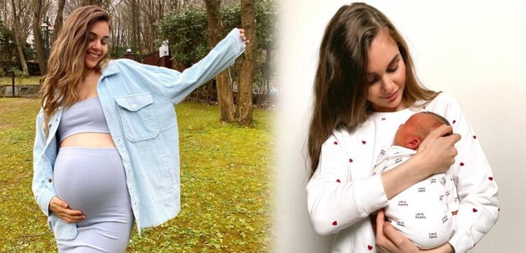 Berfu Yenenler bebeğini paylaştı