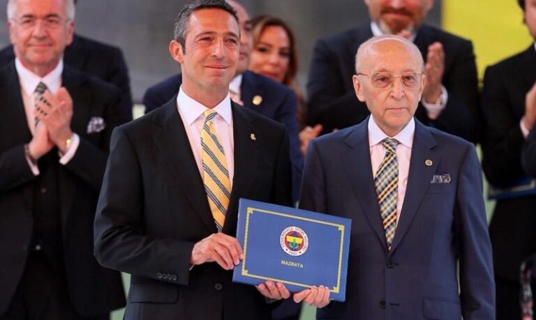 ALİ KOÇ MAZBATAYI ALDI