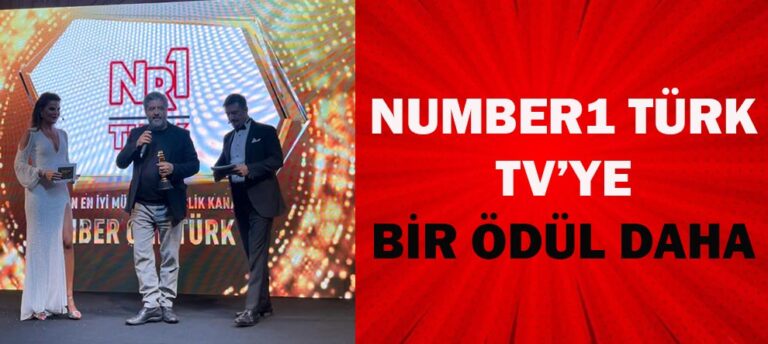Number1 Türk TV’ye bir ödül daha