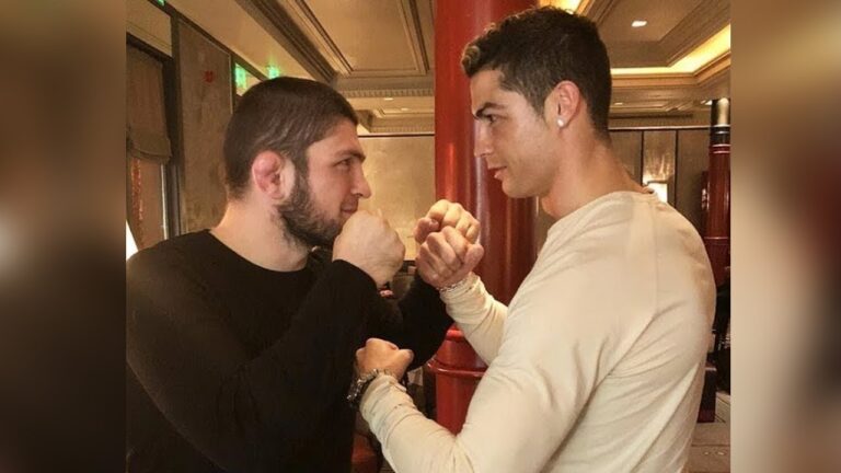 Cristiano Ronaldo ile Khabib Nurmagomedov kapıştı
