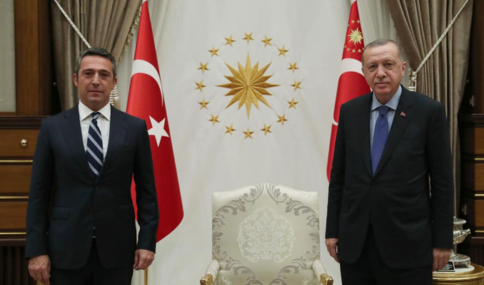 Cumhurbaşkanı Erdoğan, Fenerbahçe Başkanı Ali Koç’u kabul etti