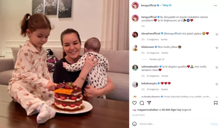 Bengü,Çocuklarla kutlama