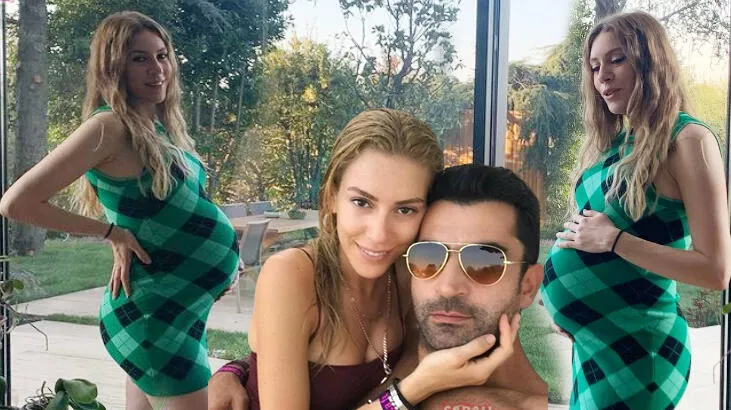 Bebek bekleyen Sinem Kobal mini elbisesiyle poz verdi! “Taş gibisin”