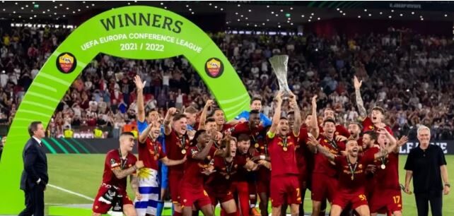 UEFA Konferans Ligi tarihinin ilk şampiyonu Roma