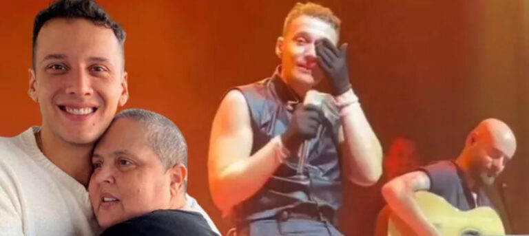 Annesi kanser tedavisi gören Edis sahnede gözyaşlarına boğuldu