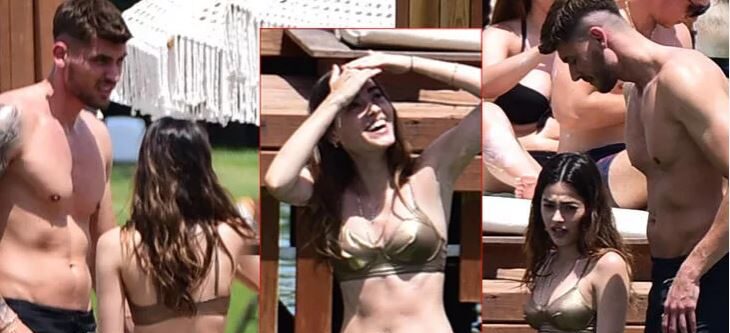 Simay Barlas ve Soner Korkmaz aşk tatilinde