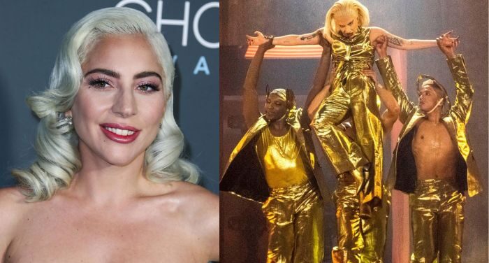 Altın Lady Gaga dudak uçuklattı
