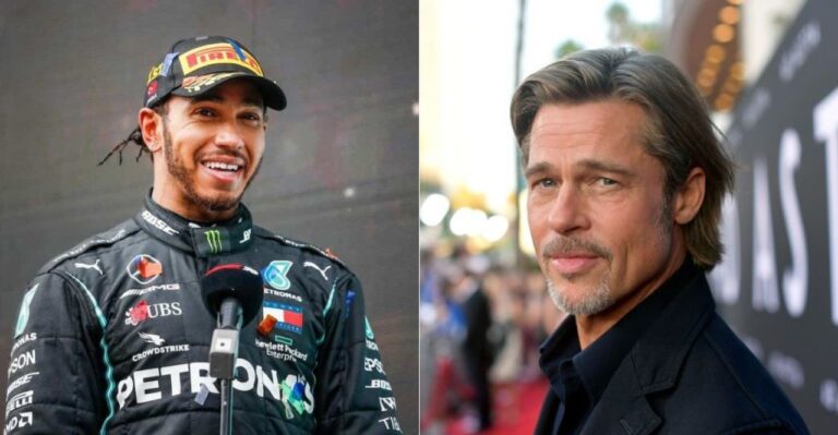 Brad Pitt, Formula 1 pilotu Lewis Hamilton’dan ders alacak