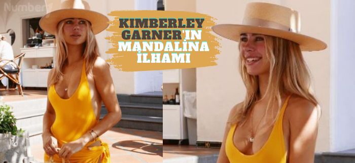 Kimberley Garner mandalinadan ilham aldığı tasarımlarını giydi