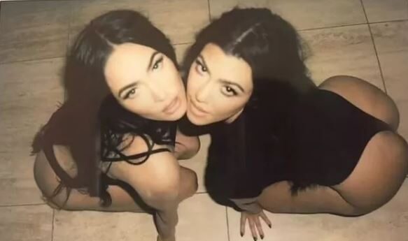 Megan Fox ve Kourtney Kardashian’dan erotik pozlar
